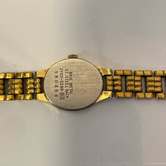 Vintage Seiko Ladies Quartz Watch Gold Tone 2Y00-5299 Japan
